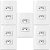 5 CONJUNTOS 2 TOMADAS 2P T 10A SLEEK MARGIRIUS - Imagem 1