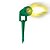 KIT 03 ESPETO DE JARDIM LED 5W 3000K IP65 CORPO VERDE LLUM - Imagem 2