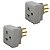 KIT 2 PINO ADAPTADOR 2P T 10A - CZ LORENZETTI - Imagem 1