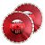 KIT 2 DISCO DE CORTE SEGMENTADO SEG 350X25,4MM - Imagem 1