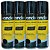 KIT 04 TINTA SPRAY PRETO BRILHANTE 350ML VONDER - Imagem 1