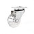 RODIZIO GIR 2" PU TRANSP NOVE54 - VONDER - Imagem 1