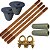 KIT 04 HAST ALTA CAMADA ATERRAMENTO 5/8 PROLONG + 2LUVA+2GTDU+2CAIXA - Imagem 1