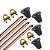 Kit 4 Haste + 4 Conector Terra Gtdu 5/8 X2,4m Cobreada - Imagem 1