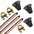 Kit 3 Haste + 3 Conector Terra GTDU 5/8 X2,4m + 3 Caixas - Imagem 1