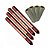 Kit 4 Haste Terra 5/8 X2,4m C/rosca Prolongavel + 4 Luva - Imagem 1