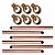 Kit 6 Haste Aterr Cobre - 1/2 X 2,0mts 10mm + 06 Conector - Imagem 1