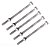 KIT 5 PARAFUSO GALV FOGO POSTE PADRAO 12X250MM 1/2X10" M12 - Imagem 1