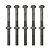 KIT 5 PARAFUSO GALV FOGO POSTE PADRAO 16X150MM 5/8X6" M16 - Imagem 1