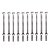 KIT 10 PARAFUSO GALV FOGO POSTE PADRAO 12X200MM 1/2X8" M12 - Imagem 1