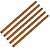 KIT 5 HASTE ALTA CAMADA  ATERRAMENTO 5/8 AC 14,3MMX2,4M - Imagem 1