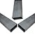 03 TUBO 2MT 50 X 30 X 0,80 X  2000 GALVANIZADO  GA - Imagem 1