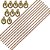 KIT 10 HASTE ATERR COBRE - 1/2 X 1,20MTS 10MM + 10 CONECTOR - Imagem 1
