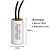 KIT 5 CAPACITOR 5X250V 2 FIOS METALIZADO TRI - Imagem 3