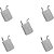 KIT 5 CAPACITOR 40X250V 2 FIOS METALIZADO TRI - Imagem 1