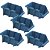 KIT 5 CAIXA GAVETEIRO PLAST.PRAT (NOVO)NR 7 AZUL  VONDER - Imagem 1