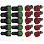 KIT SINALEIROS LED AD22 22MM 220V VERDE VERMELHO - Imagem 1