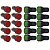 KIT SINALEIROS LED AD22 22MM 24V VERDE VERMELHO - Imagem 1