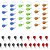 KIT SINALEIRO 9MM OLHO BOI 24V VERDE VERM AZUL BRANCO AMAREL - Imagem 1