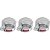 KIT 03 BLOQUEIO BOTAO EMERGENCIA 31,9X49,6MM DIAMETRO INT 22MM 4SAFE - Imagem 1