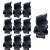 KIT 10 CHAVES XB2-ED33 PLASTICO 3 POSICOES FIXA 2NA - Imagem 1