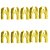 KIT 10 LUVAS LATEX CONFORT TAM G DA-299 AMARELA DANNY - Imagem 1