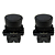 KIT 2 BOTÃO PULSO PLASTICO  LK2-EA21 (PRETO) 1NA LUKMA - Imagem 1