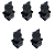 KIT 5 CHAVE XB2-ED33 PLASTICO 3 POSICOES FIXA 2NA STARK - Imagem 1