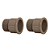KIT 2 ADAPTADOR CURTO SOLDAVEL 25MMX3/4" AMANCO - Imagem 1