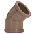 JOELHO 45 SOLDAVEL 20MM AMANCO - Imagem 1