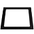 KIT 2 PAINEL EMBUTIR SLIM LED QUADRADO PRETO 24W 6500K  LLUM - Imagem 2