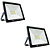 KIT 2 REFLETOR LED 50W BRANCO BIVOLT MG - Imagem 1
