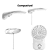 RESISTENCIA 220V7500W ADVANCED TOP MULT 4 TEMP LORENZETTI - Imagem 3