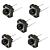 KIT 5 CHAVE TACTIL 3X6MM 2TERM SMD PARA PLACA - Imagem 1