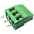 KIT 5 BORNE KRE 3 TERMINAIS 180 GRAUS SIBRATEC - Imagem 2