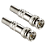 KIT 2 CONECTOR BNC C/ MOLA PINO FIXO C/ PARAFU - Imagem 1