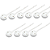 KIT 25 SOQUETE FLUOR LAMP TUBULAR T8  C/ RABICHO - Imagem 2