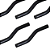 KIT 5 CURVA 3/4" S PVC ROSCA PRETA - Imagem 1