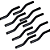 KIT 10 CURVA 3/4" S PVC ROSCA PRETA - Imagem 1