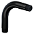 KIT 4 CURVA 1.1/2" 90  PVC PRETA - Imagem 2