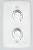 CHAVE ROTATIVA BIVOLT P/ 2 OSCILANTES C/ OFF 02-09 4X2 TRI - Imagem 1