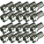 KIT 20 CONECTOR COAXIAL RG06 ROSCA - Imagem 1