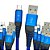 KIT 10 CABO CELULAR 3.1A SUPER FLEXIVEL USB TIPO-C 1MT INOVA - Imagem 1