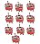 KIT 10 CHAVE 3 POSICOES 1322 BIPOLAR  6 POLOS STARK - Imagem 1