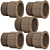 KIT 5 ADAPT CURTO SOLD 20MMX1/2" PLASTUBOS 96006 - Imagem 1