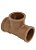 KIT 2 TEE SOLDAVEL PVC MARROM KRONA 20MM - Imagem 2