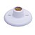 KIT 10 PLAFON SUPORTE LAMPADA BOCAL BRANCO PORCELANA - Imagem 2