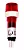 KIT 10 SINALEIRO 9MM OLHO DE BOI VERMELHO 220V  LUKMA - Imagem 1