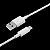 CABO USB X TIPO C EMBORRACHADO  BRANCO - Imagem 1
