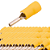KIT 50 TERMINAL PRE ISOLADO PINO 4-6MM AMARELO STARK - Imagem 1
